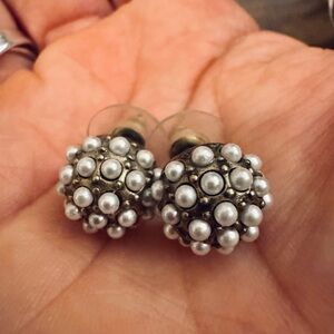 Silpada PEARLS Night Out earrings